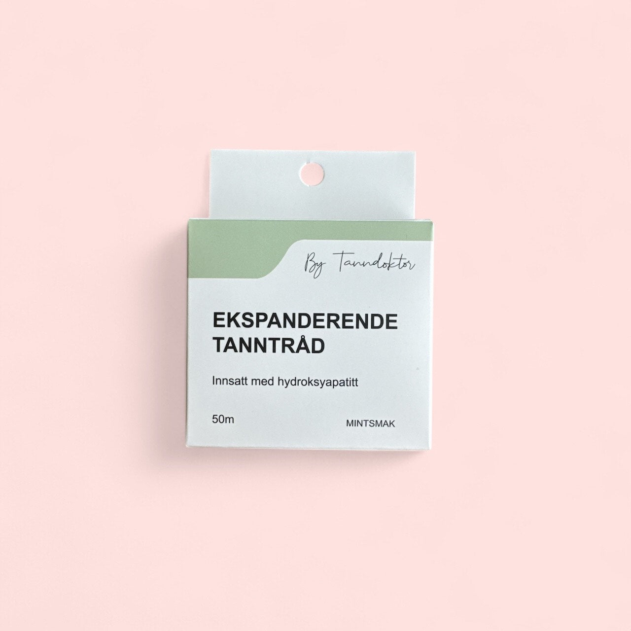 Ultramyk tanntråd med hydroksyapatitt