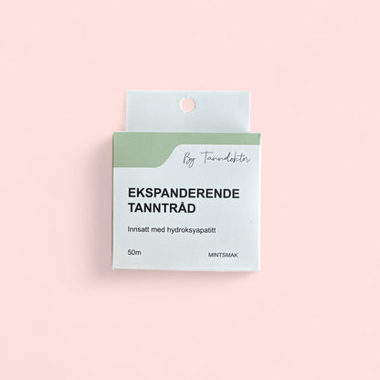 Ultramyk tanntråd med hydroksyapatitt