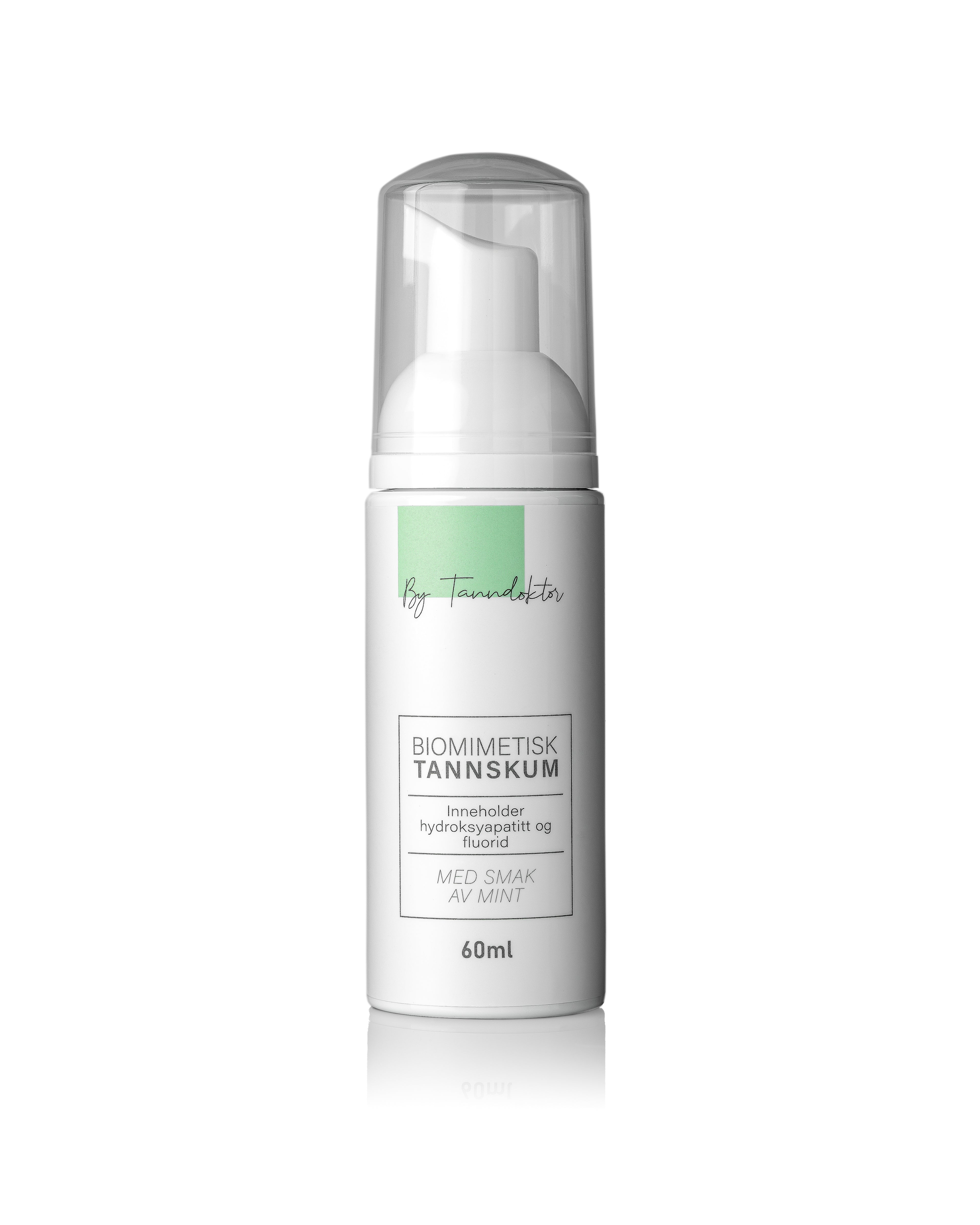 Biomimetisk tannskum (fluor og hydroksyapatitt) 60 ml