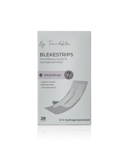 Blekestrips med 6 % hydrogenperoksid