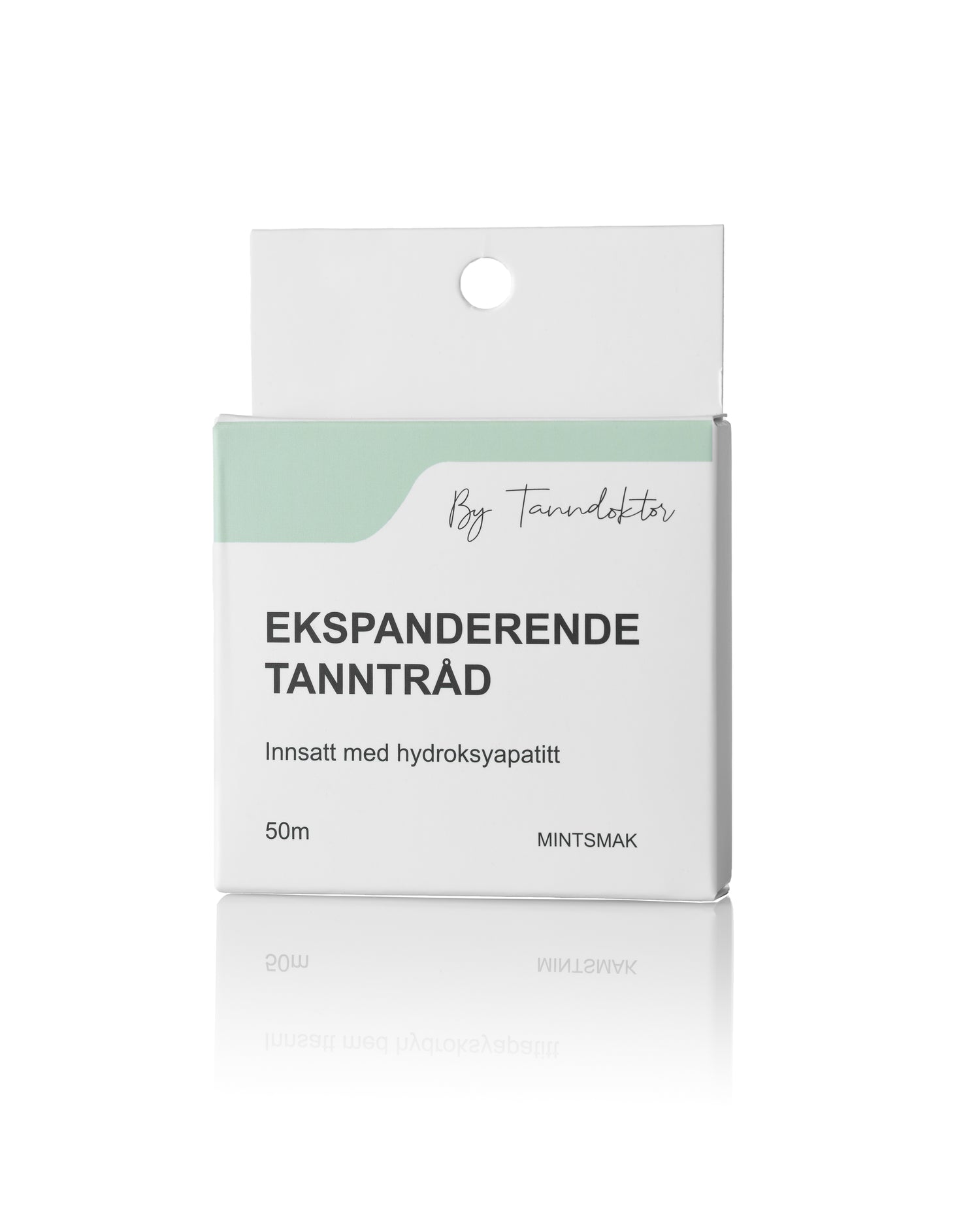 Ultramyk tanntråd med hydroksyapatitt