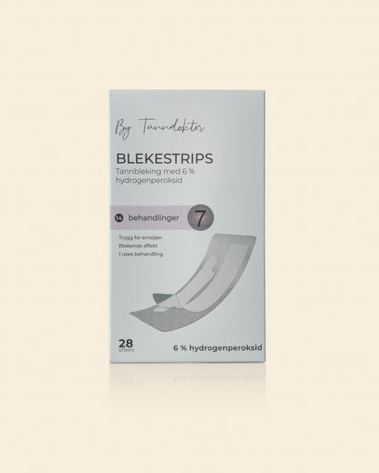 Blekestrips med 6 % hydrogenperoksid