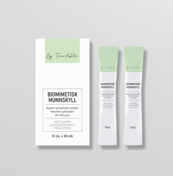 Biomimetisk munnskyll porsjonspakke (20 x 12 mL)